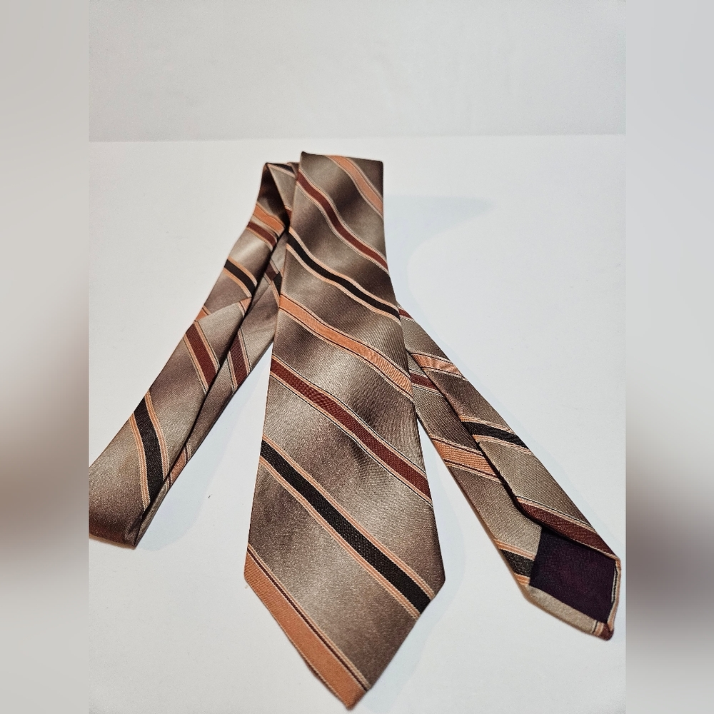 Designer Collection Men's Multicolor Striped Neck Tie Size 3 x 54